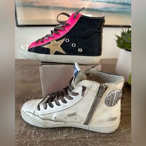 Golden Goose Womens Francy Hightops